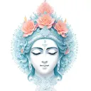 White Tara tattoo design idea