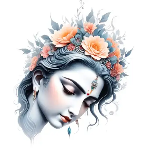 White Tara tattoo design idea