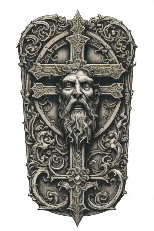 Christianity tattoo design idea