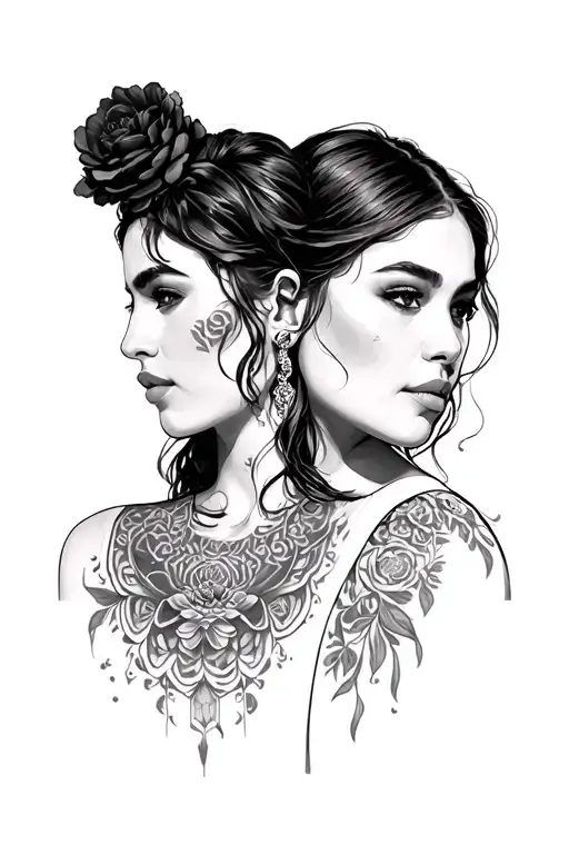 naomi and Abraham tattoo design idea
