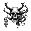 666 tattoo design idea