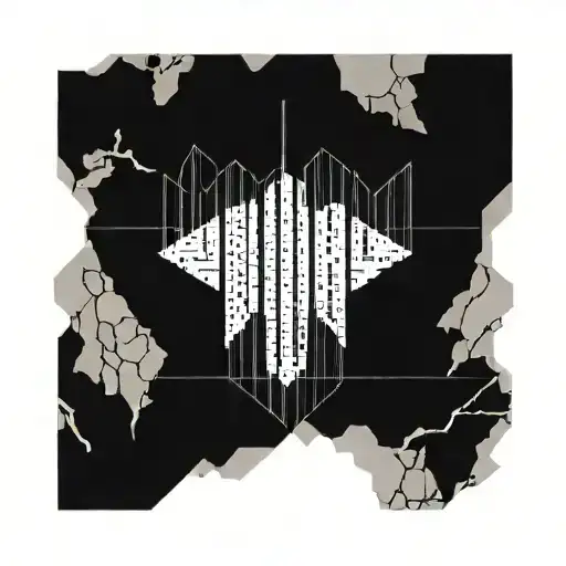 An intricate design of a rising stock graph, representing financial investment tattoo design idea