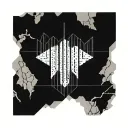 An intricate design of a rising stock graph, representing financial investment tattoo design idea