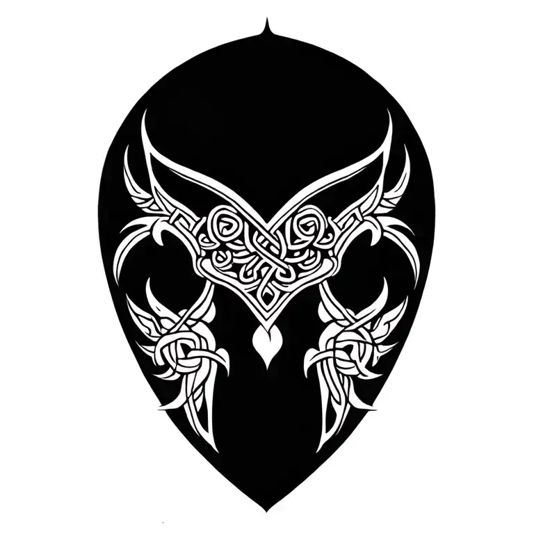 Celtic and viking tattoo design idea