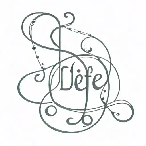 songs in the key of life tattoo design idea
