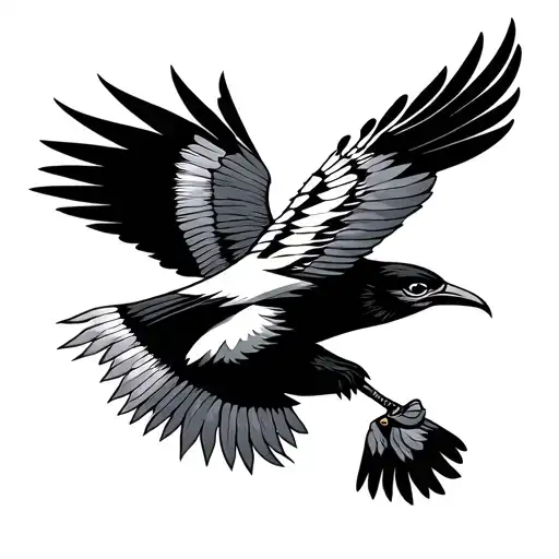native thunderbird tattoo design idea