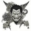 depression alone and about pushing tattoo design idea