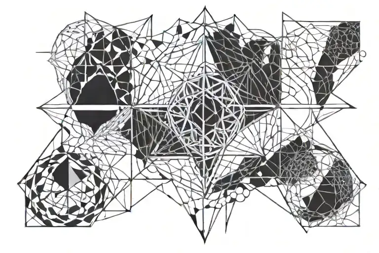 geometri sacred geometry tattoo design idea