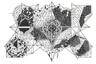 geometri sacred geometry tattoo design idea