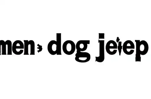"Men dog jeep" tattoo design idea