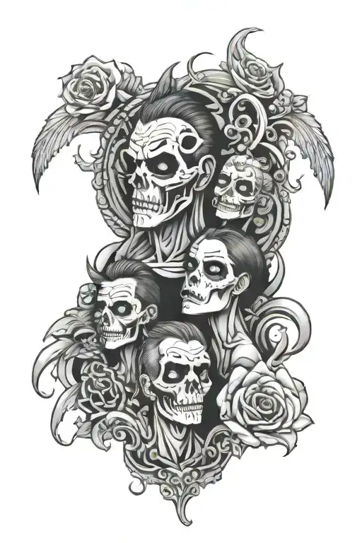 OTF ONLY THE FAMILY tattoo design idea