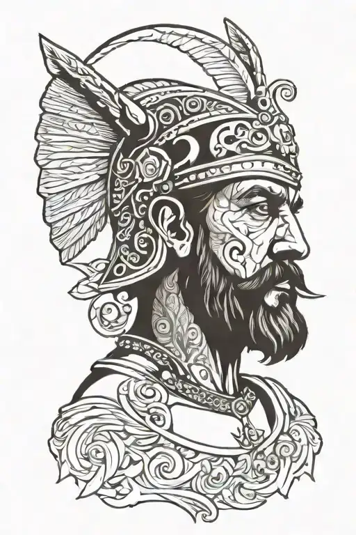 Hannibal Barca tattoo design idea