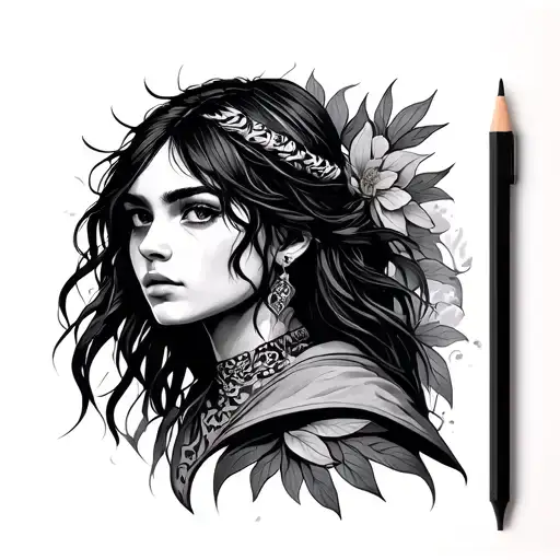 arya tattoo design idea