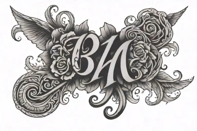 romen numeral tattoo design idea