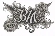 romen numeral tattoo design idea