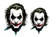 joker why so serious? tattoo design idea