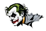 joker why so serious? tattoo design idea