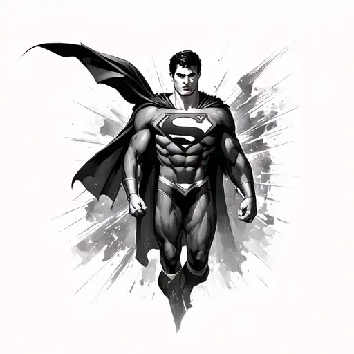 Superman 2025 tattoo design idea