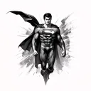 Superman 2025 tattoo design idea