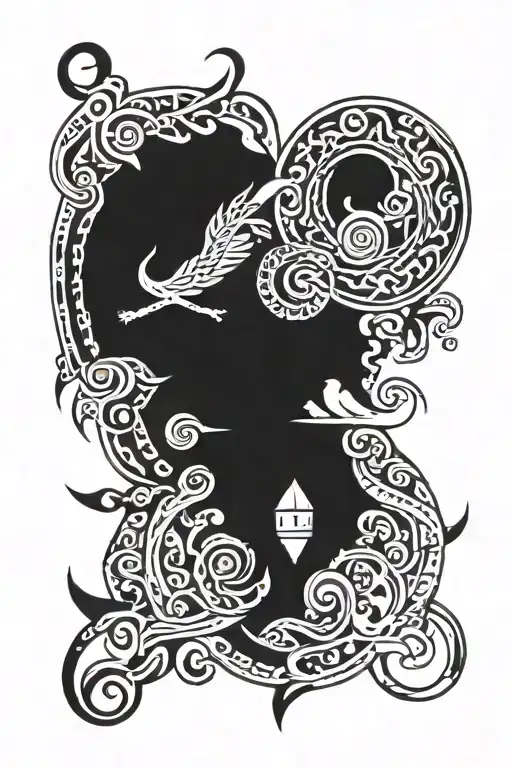 slavic mythology tattoo design idea