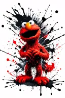elmo chicano tattoo design idea