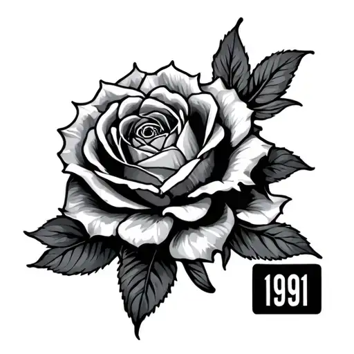 Is 1991 tattoo design idea