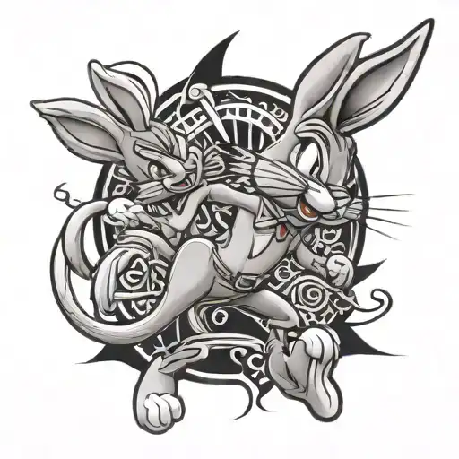 Bugs Bunny tattoo design idea