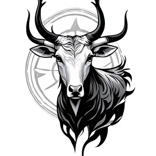 Taurus, Libra, Sagittarius, Virgo tattoo design idea