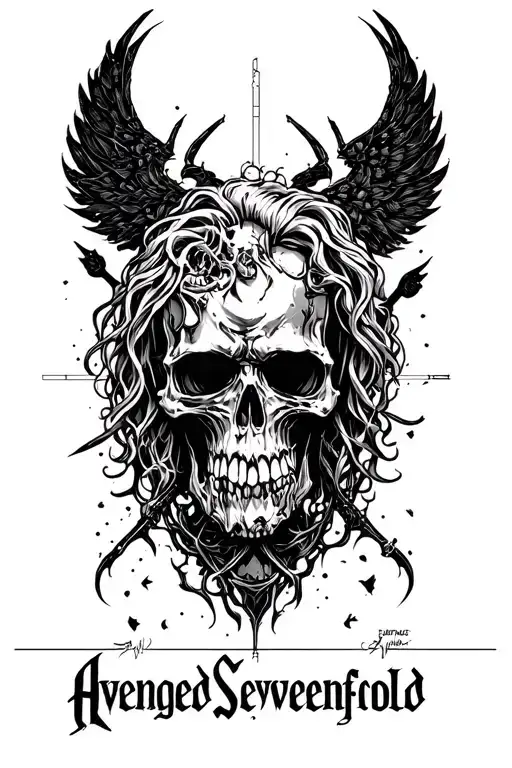 avenged sevenfold tattoo design idea