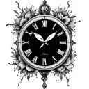 Daughter Birth Clock tattoo design idea