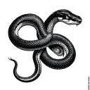 snake tattoo design idea