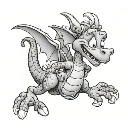 figment disney tattoo design idea