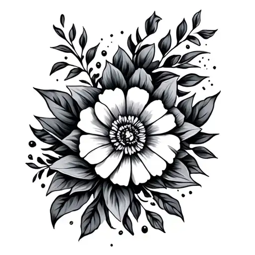 men's floral design inner bicep tattoo tattoo design idea