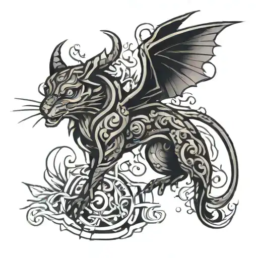 dmt tattoo design idea