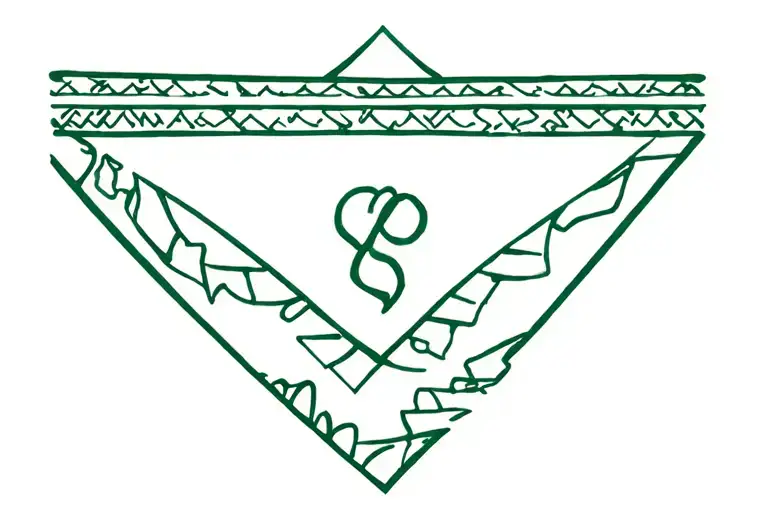 green bandana abortion tatto tattoo design idea