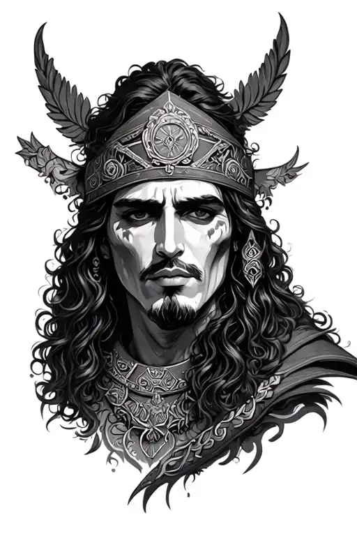 Sann Judas Tadeo tattoo design idea