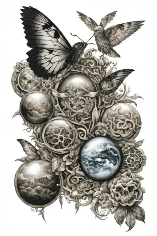 The 7 days of creation  tattoo design idea