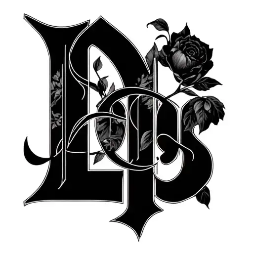"Penelope " Two Word Ambigram Generator tattoo design idea