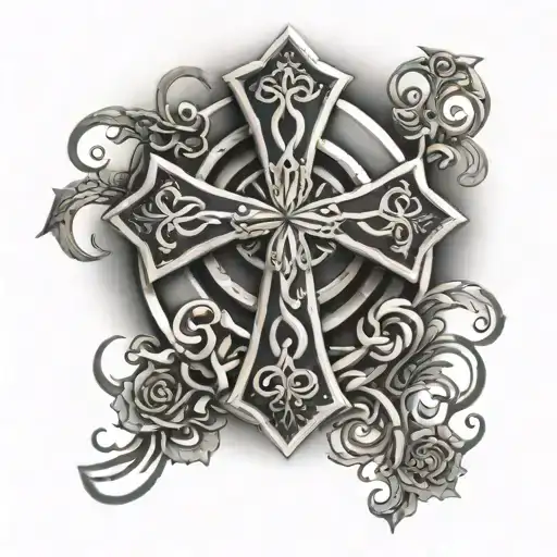 Jack, Tanner and Bodhi celtic cross tattoo design idea
