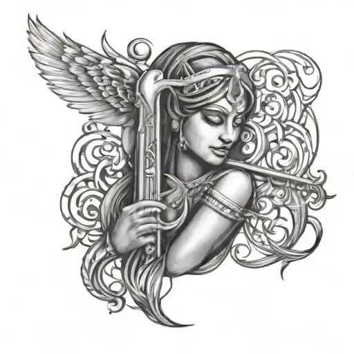 Charan , Virgo , Punjab , Canada , music tattoo design idea