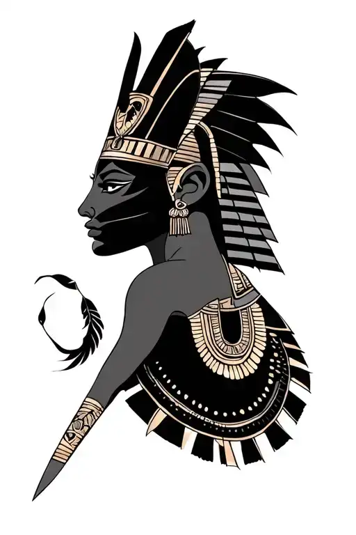 sekhmet egyptian goddess tattoo design tattoo design idea
