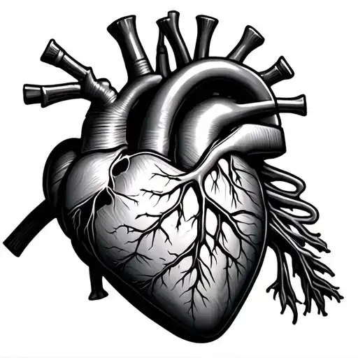 heart surgery  tattoo design idea
