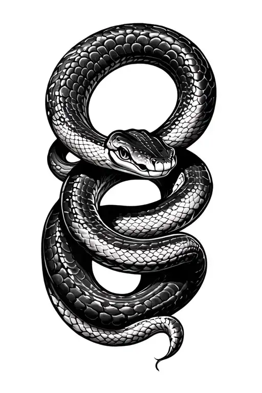 black and white common adder snake going around my arm and end on the beginning of my hand tattoo design idea
