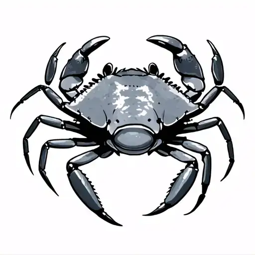 crab tattoo design idea