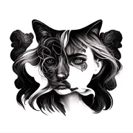 Color tattoo based tattoo design idea