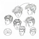 one direction tattoo design idea