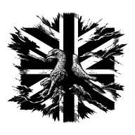 Black Union Jack tattoo design idea