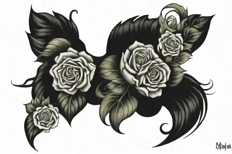 names Morgan Mikaela Maddox tattoo design idea