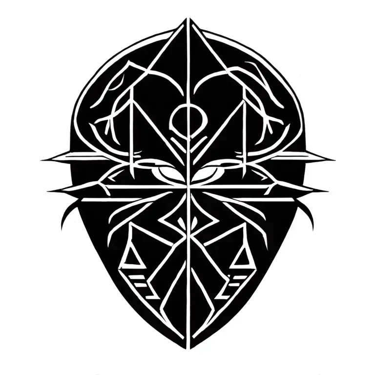 Gemini tattoo design idea