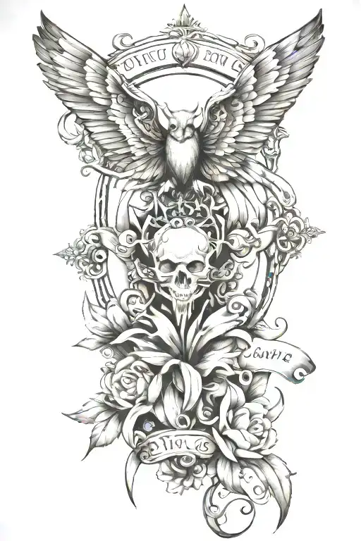 fortune favors those who dare tattoo design idea